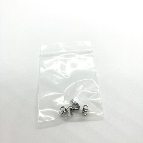 SILVER Love Heart Earring Pair - Picture 9 of 9